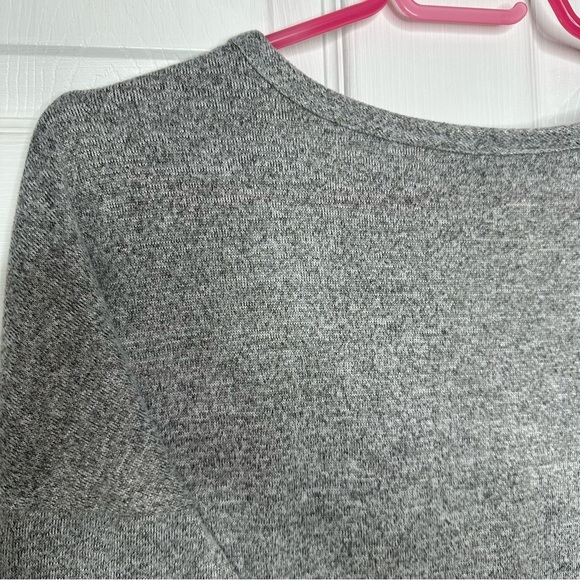 Brit & Bri Cardigan Buttoned Tie-Front Grey Size Medium - Picture 16 of 16